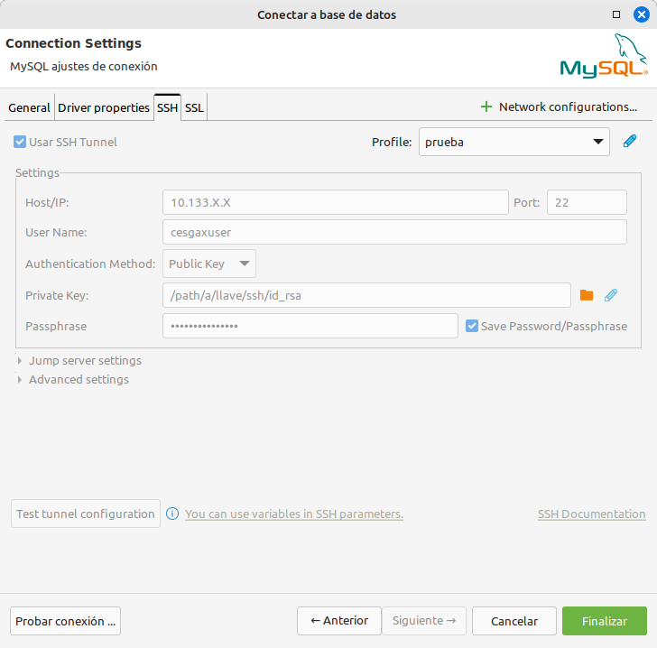 Configuración. Paso 4-4